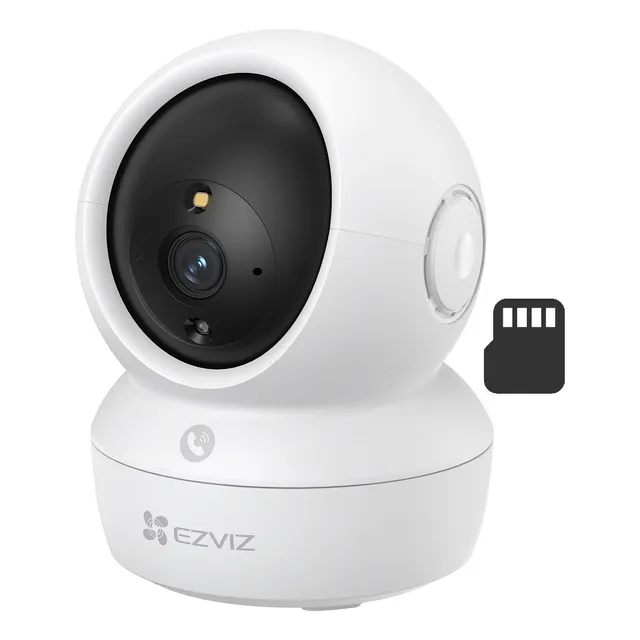 Ezviz H6c Pro 128gb, Cámara De Seguridad Wifi 2mp 1080p 360°