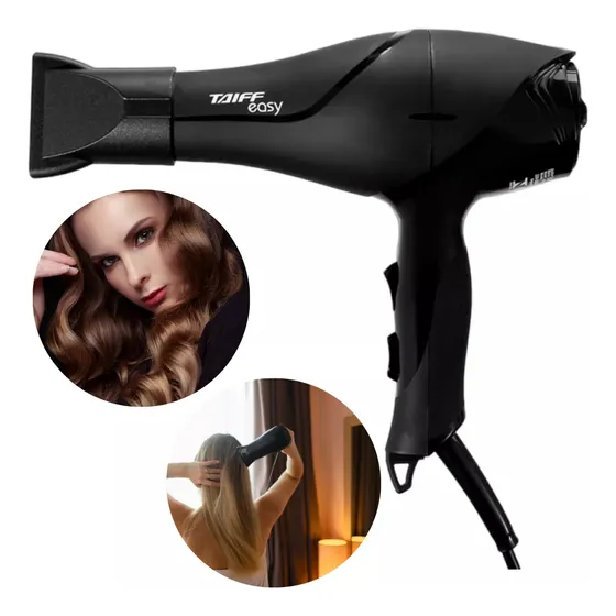 Secador Cabelo 110v  Preto 1700w Ar Frio
