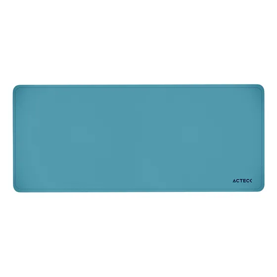 Alfombrilla Para Escritorio Vibe Lether Tp676l Doble Cara Color Verde/Azul Diseño impreso Liso