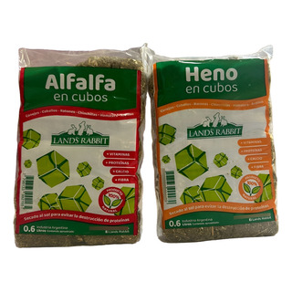 Pack Heno Y Alfalfa En Cubos Para Cobayos Conejos Hamsters Pack Heno Y Alfalfa En Cubos Para Cobayos Conejos Hamsters