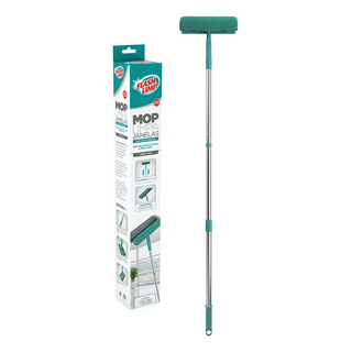 Mop Limpa Janelas Com Cabo Extensível Mop6071 Flash Limp Cor Verde Mop Limpa Janelas Com Cabo Extensível Mop6071 Flash Limp Cor Verde