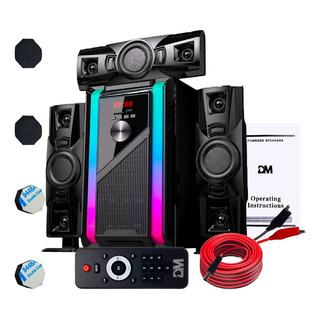 Minicomponente Dm-3203, 3.1, Bluetooth, Luz Rgb, Usb, Sd Minicomponente Dm-3203, 3.1, Bluetooth, Luz Rgb, Usb, Sd