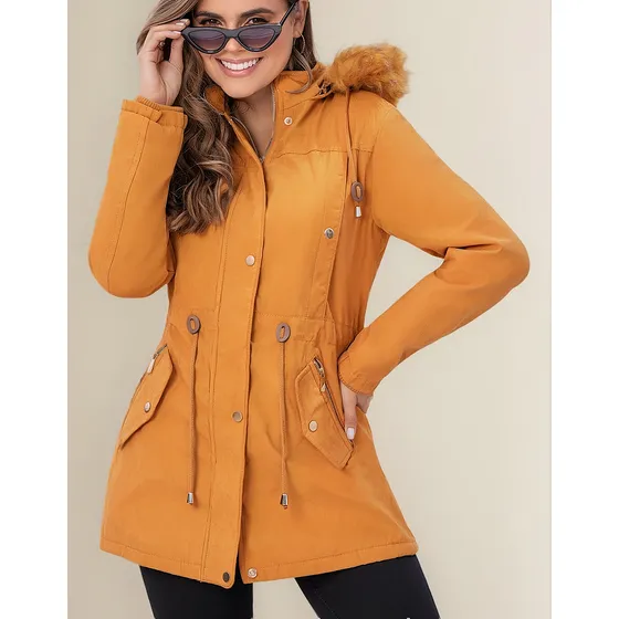 Chaqueta Kathy Mostaza Para Mujer Croydon