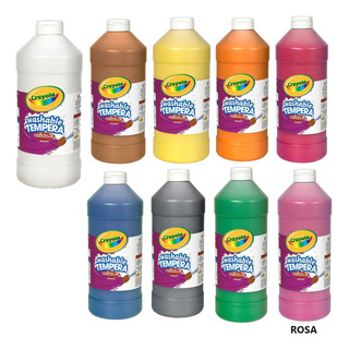 Crayola Pintura Tempera 473ml Colores A Escoger 5pack Crayola Pintura Tempera 473ml Colores A Escoger 5pack