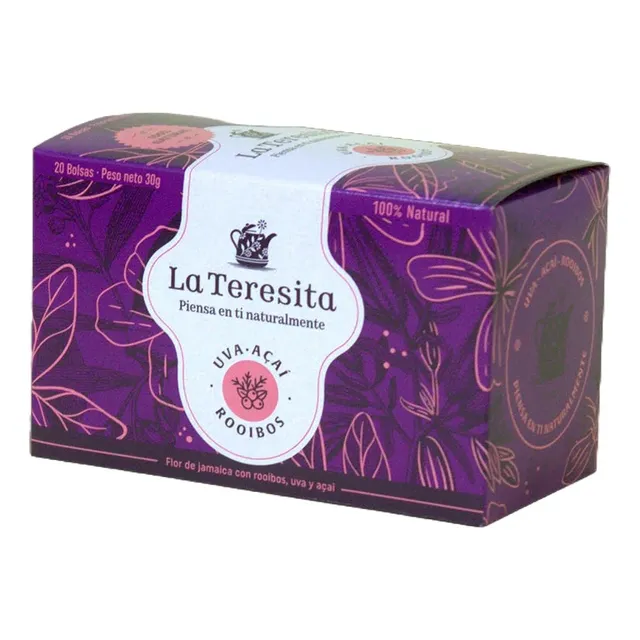 Infusión De Hierbas Uva Acai Rooibos La Teresita 20 Un