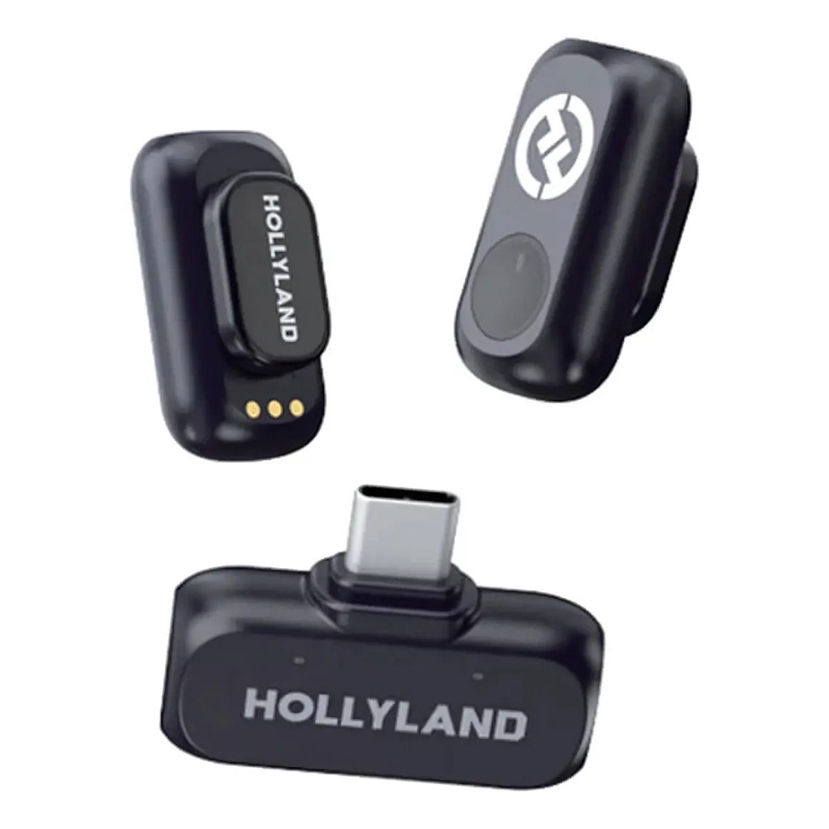 Microfone Lark A1 Hollyland Mini Usb-c Preto Microfone Lark A1 Hollyland Mini Usb-c Preto