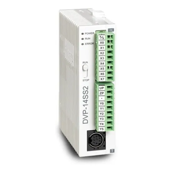 Plc Delta, 8 Entradas, 6 Salidas Relevador, Dvp14ss211r 24v