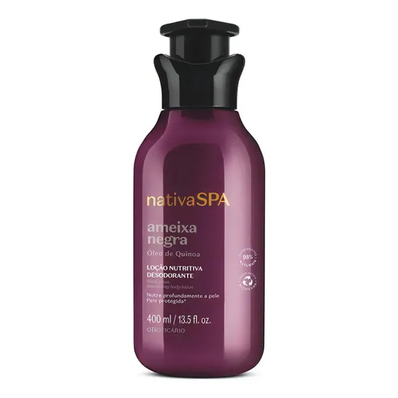 Nativa Spa Hidratante Corporal Ciruela Negra, 400ml Tipo De Empaque Tarro Fragancia Ciruela Negra