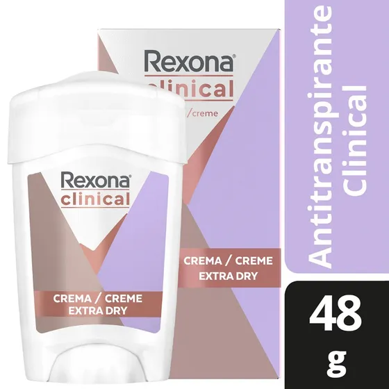 Desodorante Extra Dry en Crema 48gr Rexona Clinical