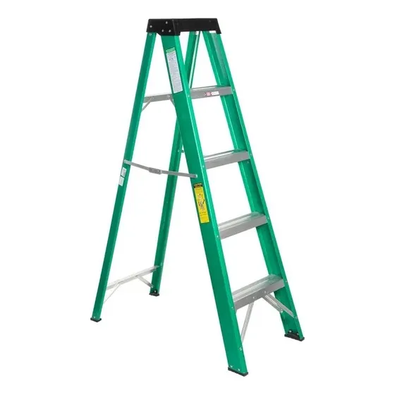 Escala De Tijera Fibra 5 Peldaños 1.50 Mts.stock Inmediato