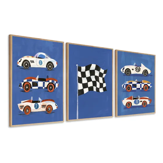 Quadros Decorativos Bolas Futebol Infantil Com Moldura 33x43