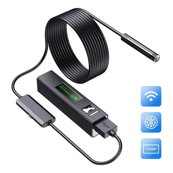 Cámara Endoscópica Wifi Y Visión Nocturna 5mts