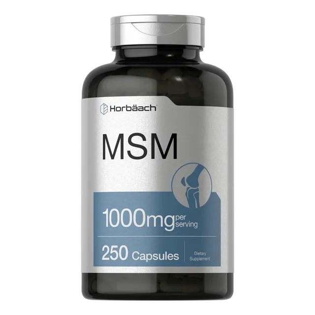 Suplemento Msm 1000mg 250 Capsulas Horbaach