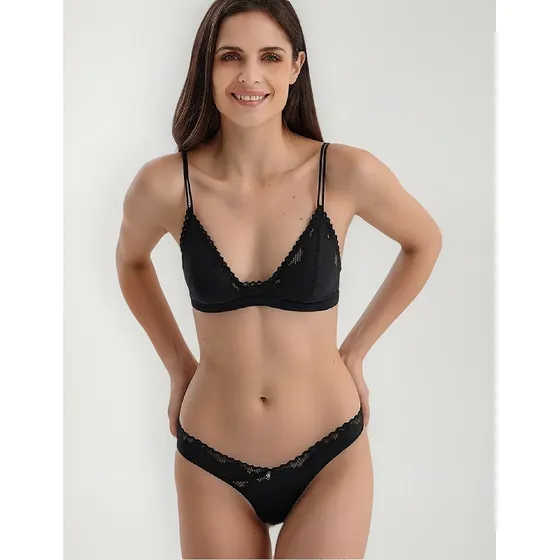 Colaless Bombacha Selu Puntilla Microfibra Sitges Art 7389 