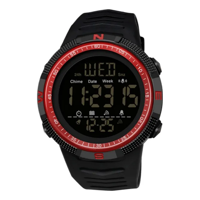 Elegante Reloj Digital Para Hombre, Esfera Grande Y Resisten