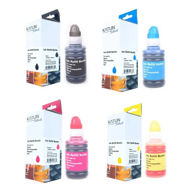 Kit 4 Tintas Compatibles Para Epson Ecotank T664  Katun 