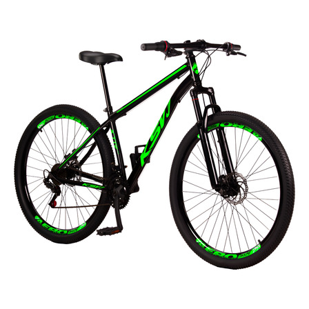 Bicicleta Aro 29 Aço Carbono Ksvj Freios Disco Suspensão 21v Bicicleta Aro 29 Aço Carbono Ksvj Freios Disco Suspensão 21v
