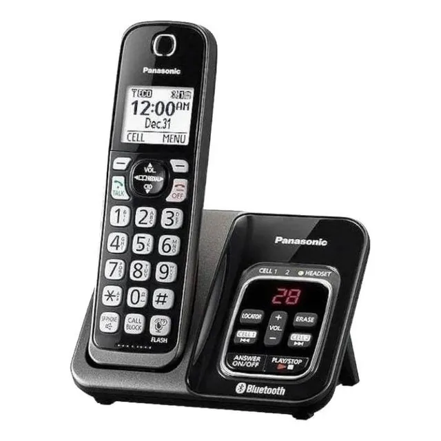 Teléfono Panasonic KX-TG273 inalámbrico - color negro
