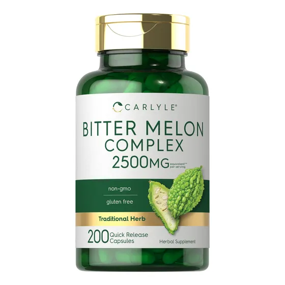 Suplemento Carlyle Bitter Melon, Cápsulas De 2500 Mg, 200 Un