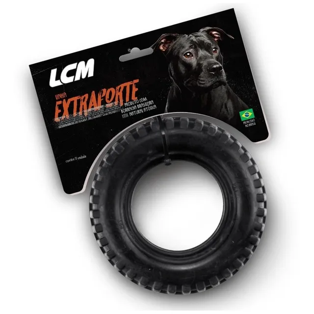 Juguete Para Perro Rueda Maciza Extra Fuerte 15 Cm Lcm