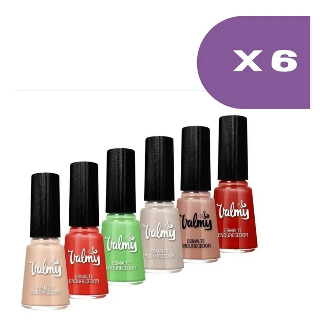 Pintura De Uñas Valmy Y Maquillaje Al Mayor Caja 06 Unidades