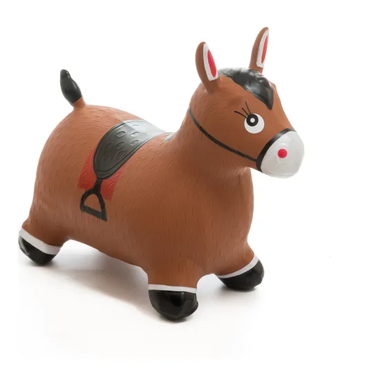 Caballito Saltarín Para Bebes De Goma Love 5912 Color Marrón