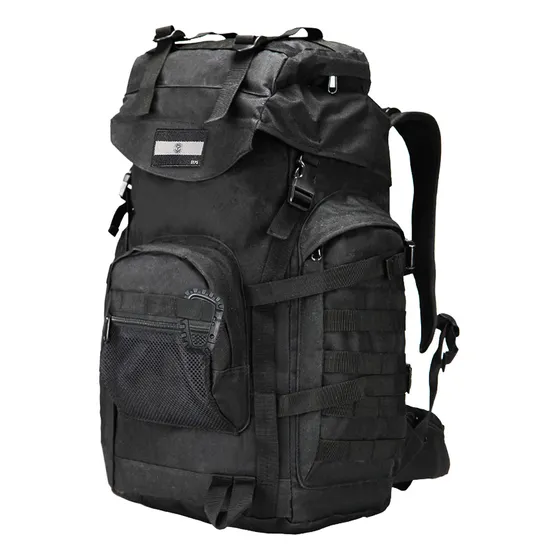 Mochila Mochilero Tactica Kossok Echo Color Negro