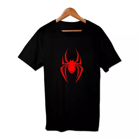 Spiderman Miles Morales Logo Remera Friki Tu Eres #2