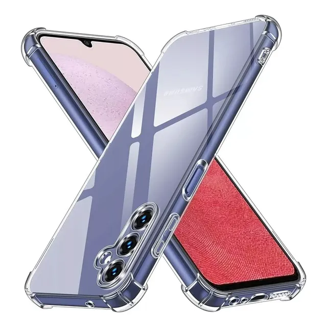 Funda Antigolpes Transparente Para Samsung  + Vidrio