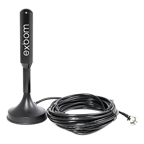 Antena Digital Amplificada Hdtv Uhf Vhf 5m An-i4050a Exbom