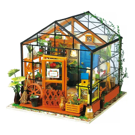 Robotime Puzzle 3d La Casa De Flores De Cathy Dg104 Rolife
