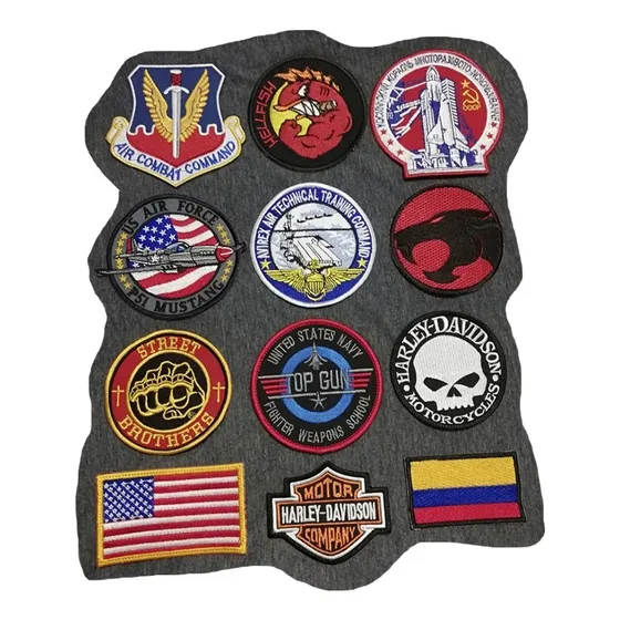 Parches Americanos, Apliques Bordados, Escudos Chaquetas