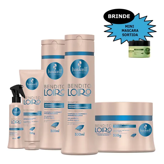Haskell Bendito Loiro Completo 300ml + Brinde
