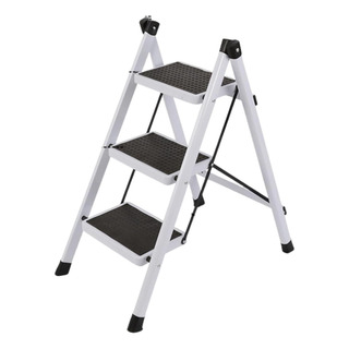 Taburete Plegable 3 Escalones, 330 Lbs, Portátil, Blancos Taburete Plegable 3 Escalones, 330 Lbs, Portátil, Blancos