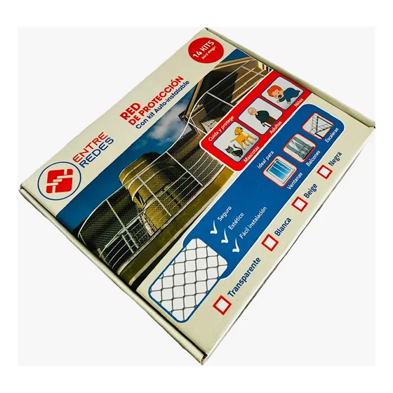Kit Auto Instalable Red Balcones Ventanas Mascotas Niños 3