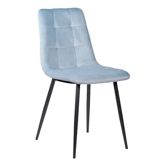 Silla Para Interiores Navy Blue Patas Negras Andic Bv33