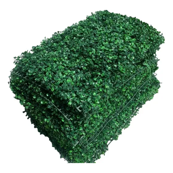 10 Pzas De Follaje Artificial 60x40 Cm Muro Verde Artificial