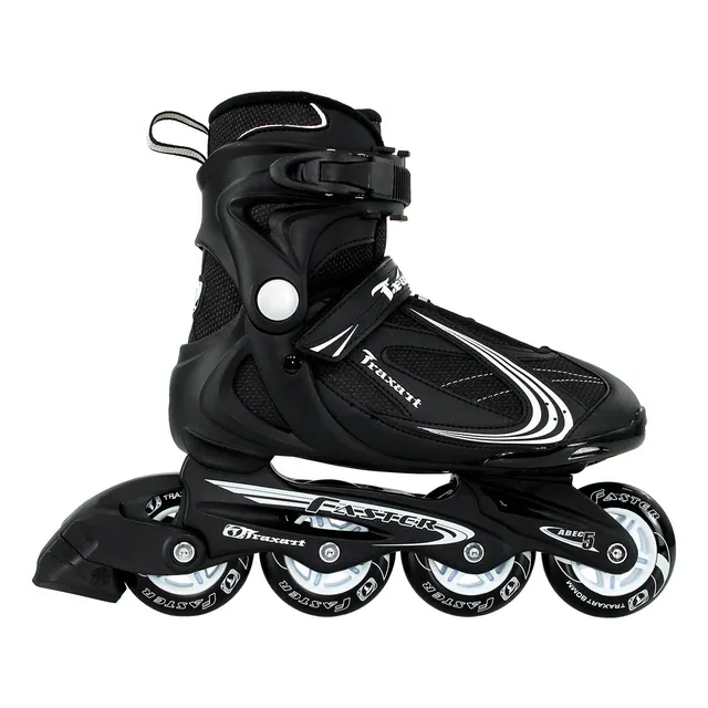 Patins Traxart Inline Faster Preto E Cinza