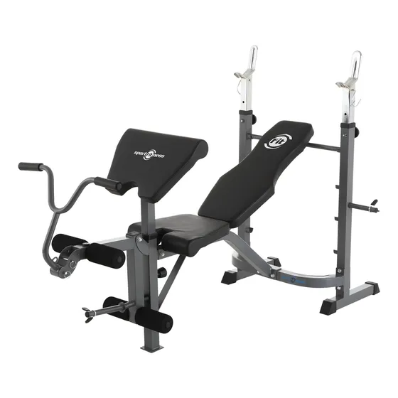 Banco Pesas Barra Discos Predicador Sportfitness Multifuerza