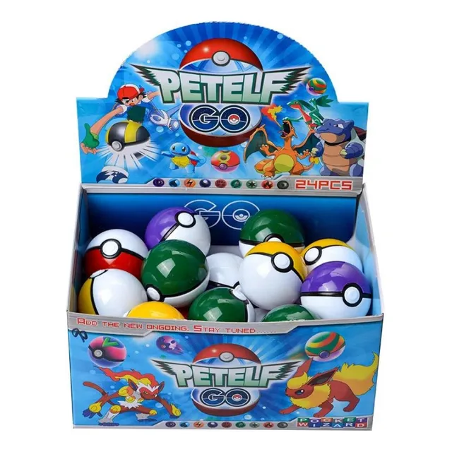 Ggj Kit De 24 Pokebolas Pokémon Con Regalos En Cada Bola