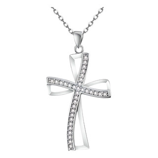 Dije De Cruz De Plata Hombre Mujer Grande Collar Chapa .925 Dije De Cruz De Plata Hombre Mujer Grande Collar Chapa .925
