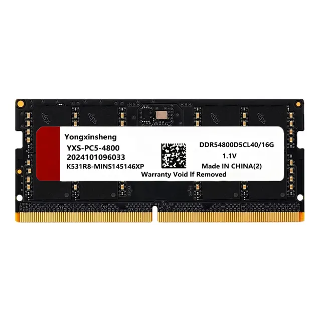 Memoria Ram Gamer Yongxinsheng 1x16 Gb Ddr5 4800 Mhz Sodimm