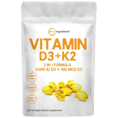 Micro Ingredientes Vitamina D3 5000 Iu Con K2 100 P4rl0
