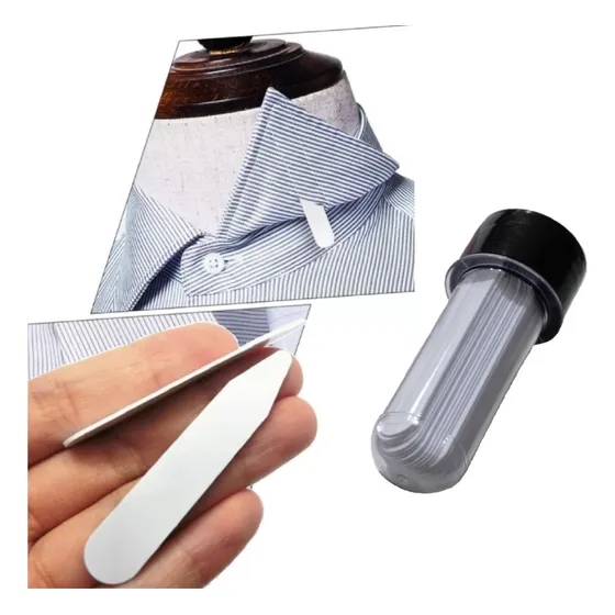 25 Barbatanas Plástico Para Gola Camisa/ Vários Tamanhos