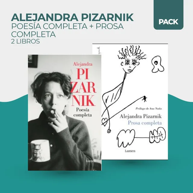 Poesia Completa + Prosa Completa - 2 Libros - Pizarnik