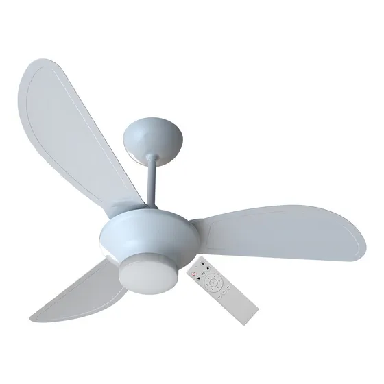 Ventilador De Teto Ventisol Mistral Inverter Led Controle Remoto 3 Pás 900Mm Branco 110v/220v