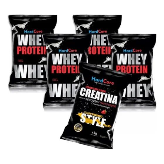 4 Kg Whey Protein + 1 Kg Creatina