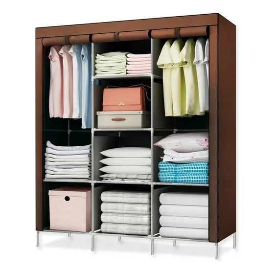 Ropero Desmontable Transportable De Tela 175x45x130 Oferta