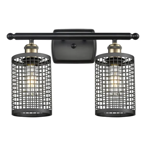 516-2w-bab-m18-bk Centro Urbano Led Tocador Baño Luz Tono