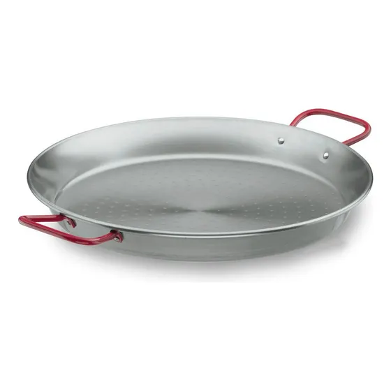 Paellera Profesional De Acero 60 Cm Marca Lacor Color Plateado